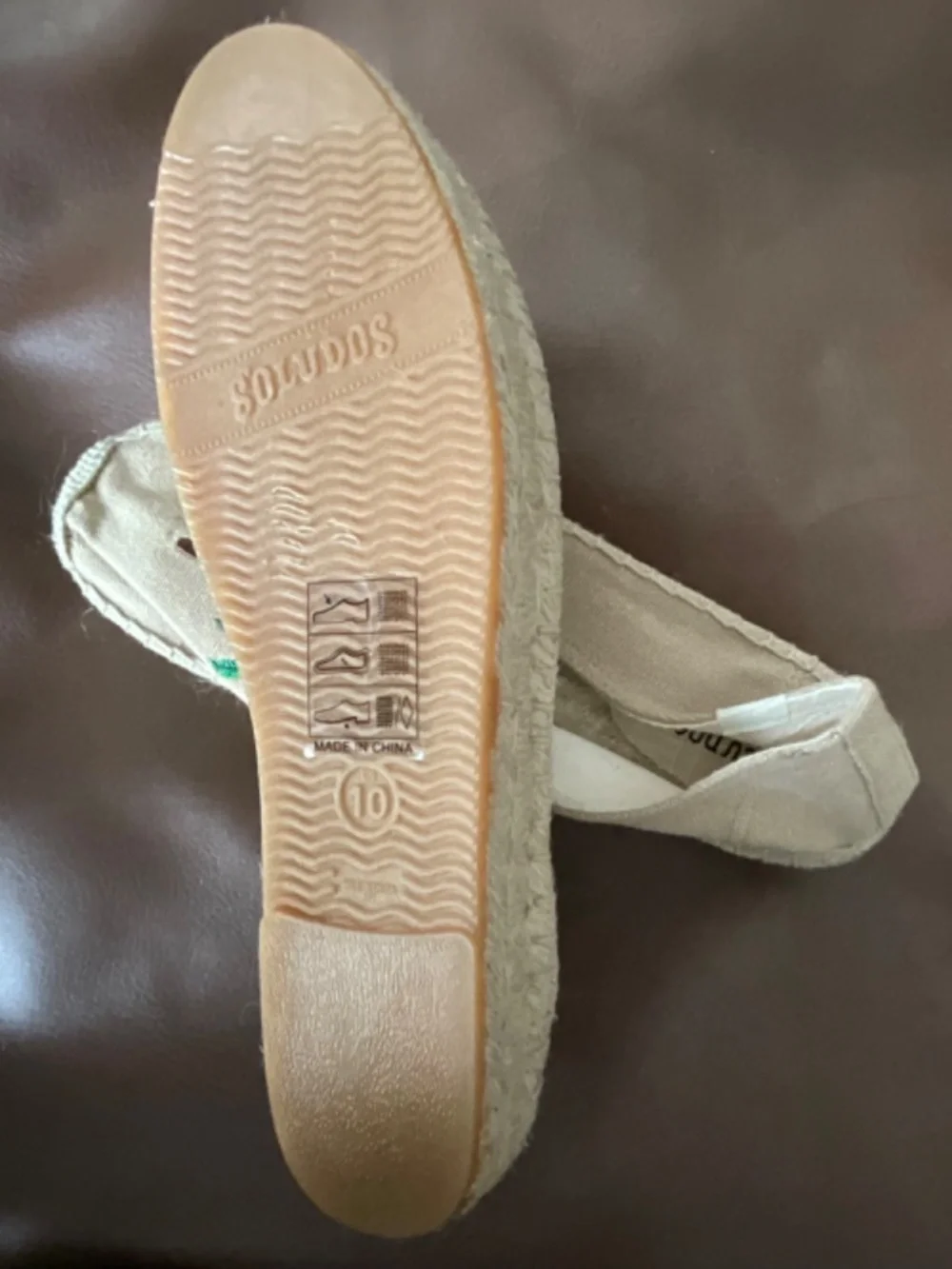 Soludos Espadrilles with Emboidered Palm Tree NWT SIZE 10